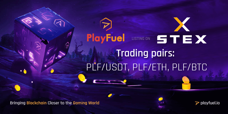 PlayFuel listing on STEX